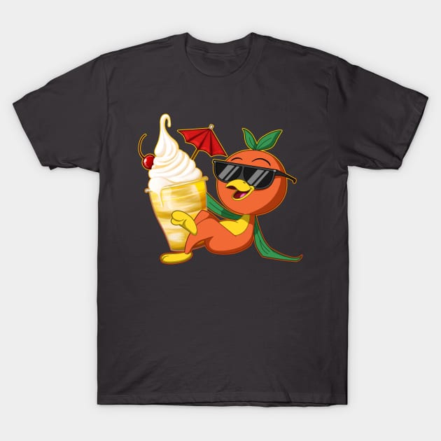 Little Orange Bird T-Shirt by AttractionsApparel